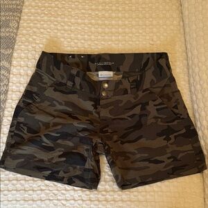 Columbia Green Camo Shorts